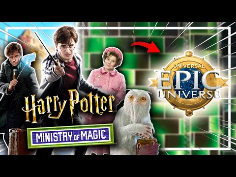 Asi es el NUEVO parque de HARRY POTTER y el Ministerio de Magia !! (EPIC UNIVERSE)