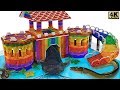 DIY How To Build Castle Catfish Eel House From Magnetic Balls Satisfying Manget Satisfying