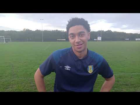 Elliot Murray talks after the 2-0 win over Carlton Town