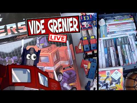 Thumbnail for 🚨 Des trouvailles de malade en Vide Grenier Live 😮 #viral #videgrenier #retrogaming #toys #vintage by vide