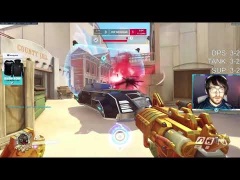 #1 BEST TANK - HARBLEU! INSANE ROADHOG  GAMEPLAY OVERWATCH SEASON 25 TOP 500