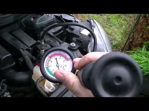 Cooling water leak, how to find it, and with what, pressure test