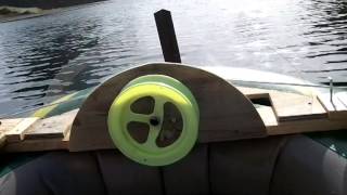 草刈機改造船外機3　Weedeater outboard motor Ⅲ