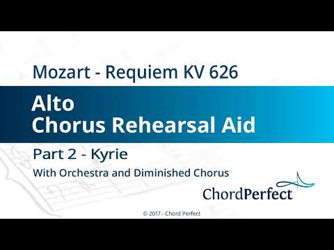 Mozart's Requiem Part 2 - Kyrie - Alto Chorus Rehearsal Aid