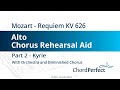 Mozart's Requiem Part 2 - Kyrie - Alto Chorus Rehearsal Aid