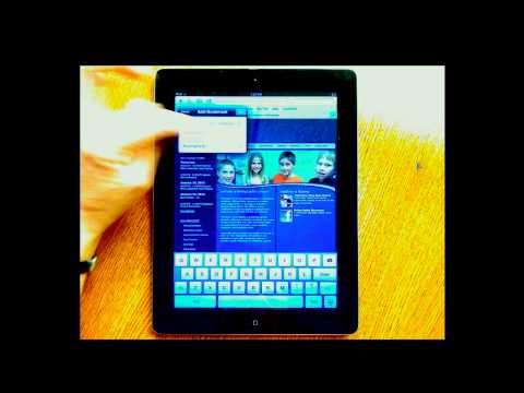 Ipad - Creating Bookmarks in Safari