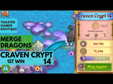 Craven Crypt 14 Merge Dragons 1st Win