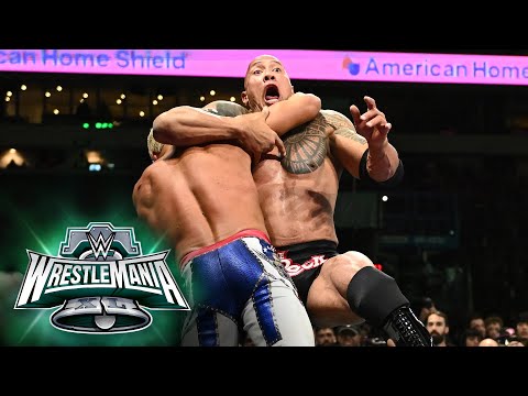 Cody Rhodes & Seth "Freakin" Rollins vs. Rock & Roman Reigns: WrestleMania XL Saturday highlights