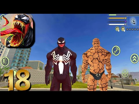 Super Venom Spiderman Rope Hero - Gangster City Vegas #18 Android Gameplay