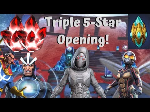 Triple 5-Star Crystal Opening! Dungeon Crystal! Ghost Hunting! - Marvel Contest of Champions