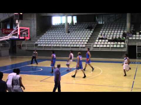 Triple Ortín último segundo MERIDIANO UA LUCENTUM - UPCT BASKET CARTAGENA 78-81 26/10/2014