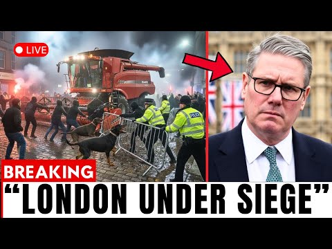 1 MIN AGO: 1,872 Tractors FLOOD London — Farmers SHUT DOWN the Capital LIVE!
