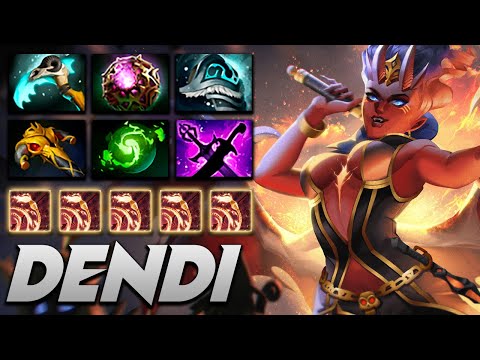 Dendi Queen of Pain Scream Reaction - Dota 2 Pro Gameplay [Watch & Learn]