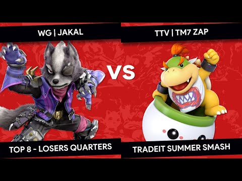 TradeIT - TTV | TM7_Zap (Bowser Jr) Vs. wG | Jakal (Wolf) - Top 8 - Losers Quarters - SSBU