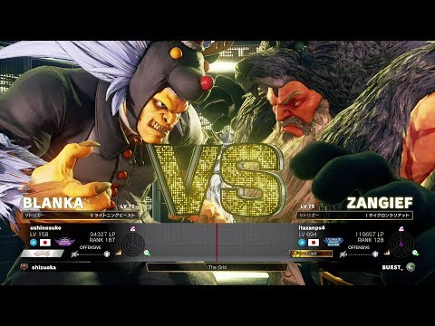 ushinosuke (Blanka) vs Itazan (Zangief)：ushinosuke（ブランカ）vs 板ザン（ザンギエフ）