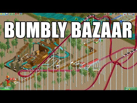 The SECRET to WINNING - Bumbly Bazaar Playthrough - RollerCoaster Tycoon 2