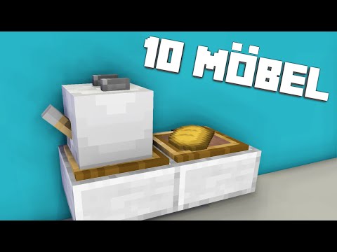 ✔ 10 Möbel die du in Minecraft bauen kannst | LarsLP