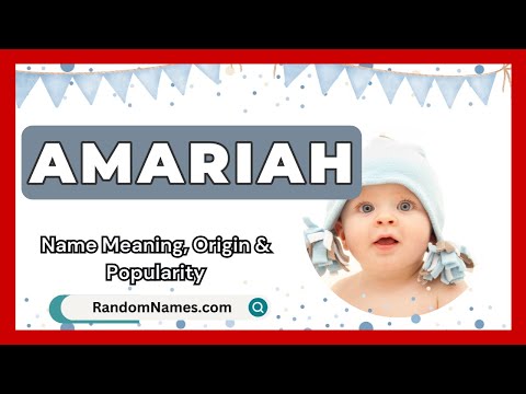 Amariah - Baby Boy Name Meaning, Origin & Popularity - RandomNames.com