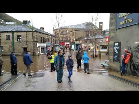 Hebden Bridge Flooded Again: 09/02/2020 (3)