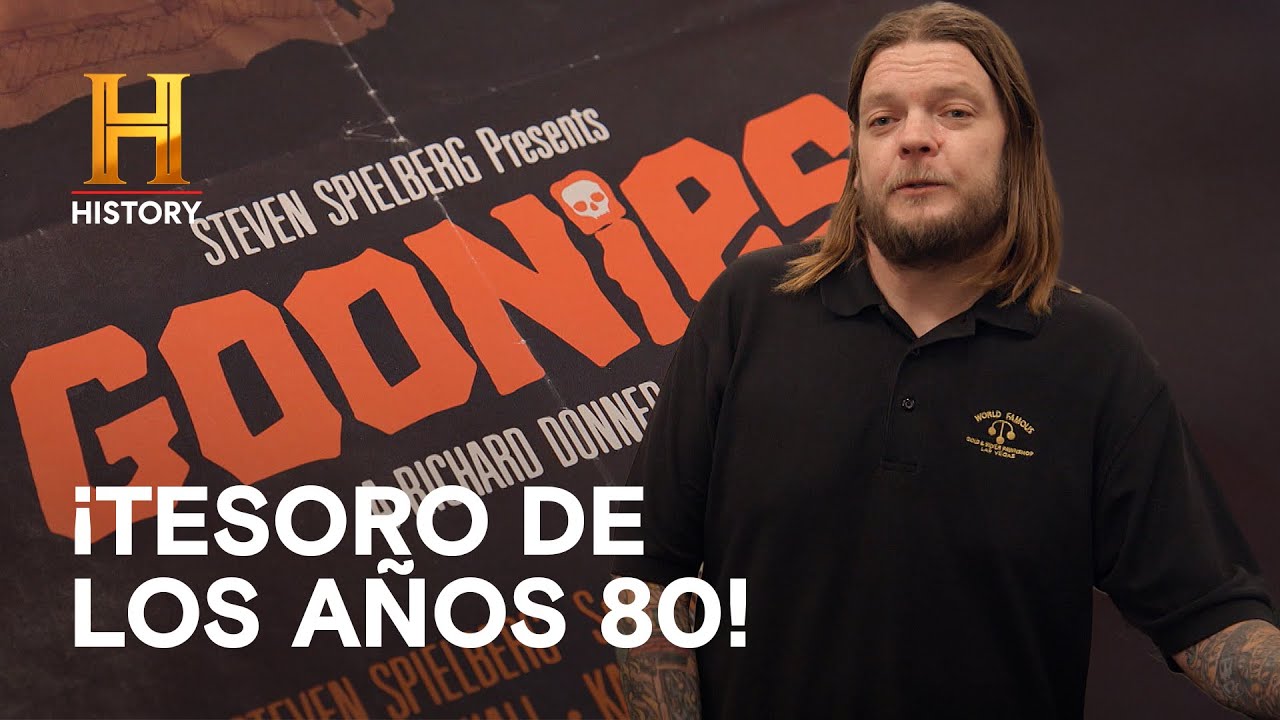 ¡Póster RARO de Los Goonies! ¿Doblado o enrollado? 🧐 - EL PRECIO DE LA HISTORIA