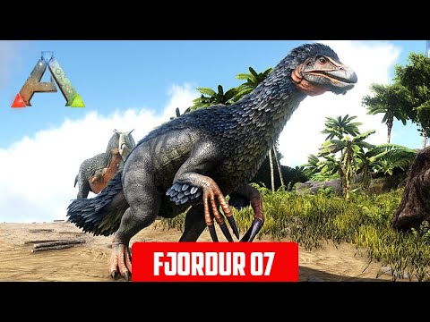 Estou livre e agora posso explorar a área - Domando novos animais - ARK Fjordur 3 VIDAS  Episódio 07