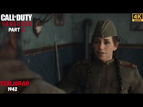 CALL OF DUTY VANGUARD GAMEPLAY WALKTHROUGH PART 3 - STALINGRAD (1942) [4K 60FPS]
