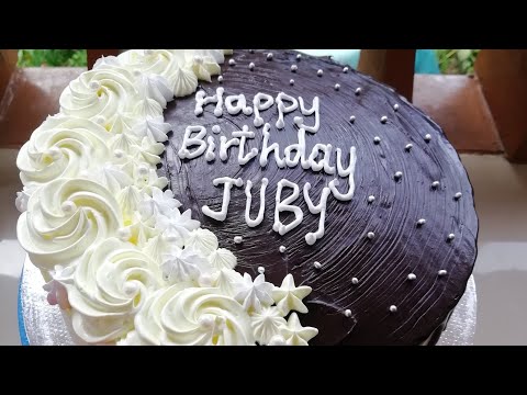 Black forest cake design😍shorts#vijishomelycooking&crafts.. made for my friend juby😊