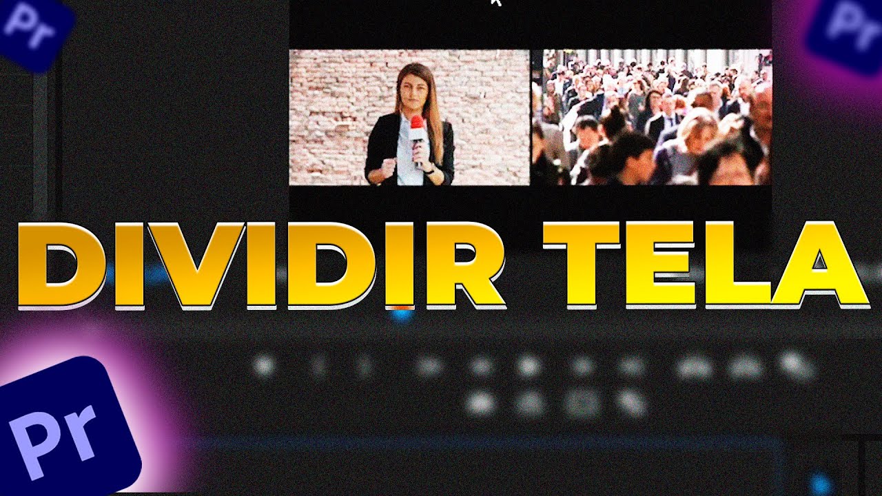 🎞️Tutorial Premiere: Como Dividir Tela do vídeo no Adobe Premiere com Animação? ((Passo a Passo)