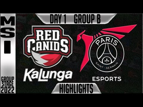 RED vs PSG Highlights | MSI 2022 Day 1 Group B | RED Kalunga vs PSG Talon