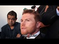 CANELO ON KOVALEV SAYING HE'S BETTER THEN WARD