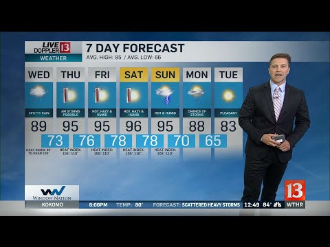 Sean Ash's Noon Doppler 13 Forecast - July 16, 2019