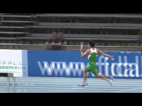 Bronzo staffetta 4x100 promesse 41''88