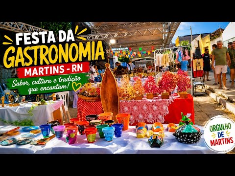 🎉 Você precisa conhecer a festa da Gastronomia de Martins -RN! ARTESANATO E MUITAS CULTURAS!