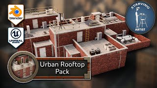 Modular Urban Rooftop Asset Pack video thumbnail