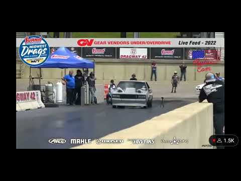 CLEETUS'S #3 RUN DAY 3 MIDWEST DRAGS. FEED SUCKED. BEST MPH YET !!
