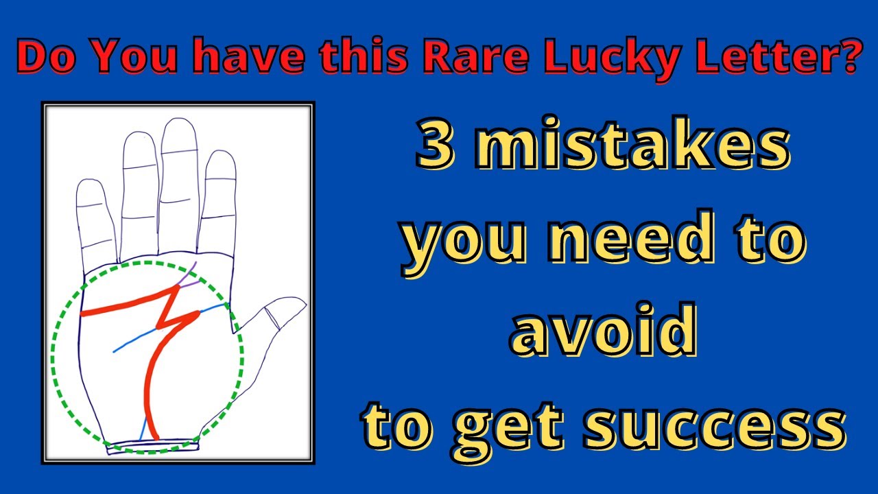 Rare Lucky Signs M in Your hand Palm Palmistry | Sudden wealth Lines | 3 mistakes you need to avoid