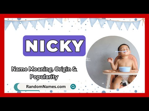 Nicky - Baby Boy Name Meaning, Origin & Popularity - RandomNames.com
