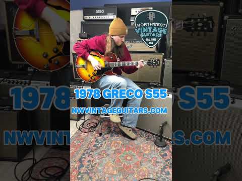 *VIDEO* Greco ES175 Style Hollow Body Model  S-55 Made in Japan Lawsuit Era *Pro Setup* - 1978 image 23