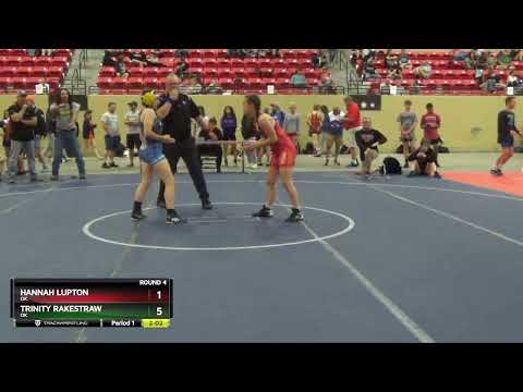 127 Lbs Round 4 - Hannah Lupton, OK Vs Trinity Rakestraw, OK 1a9b