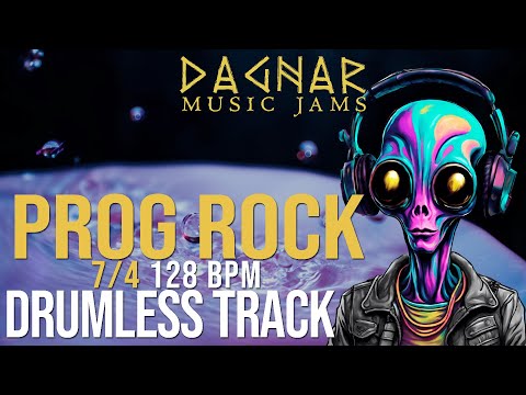 Prog Rock 7/4 - DRUMLESS TRACK | 128 BPM | Play Along for Drummers