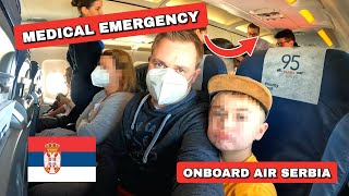 Medical Emergency onboard Air Serbia | Airbus A319 | Hanover - Belgrade | Trip Report #34