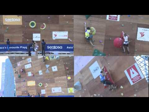 IFSC Climbing World Youth Championships Singapore 2012 - Lead - Replay Semi-Finals