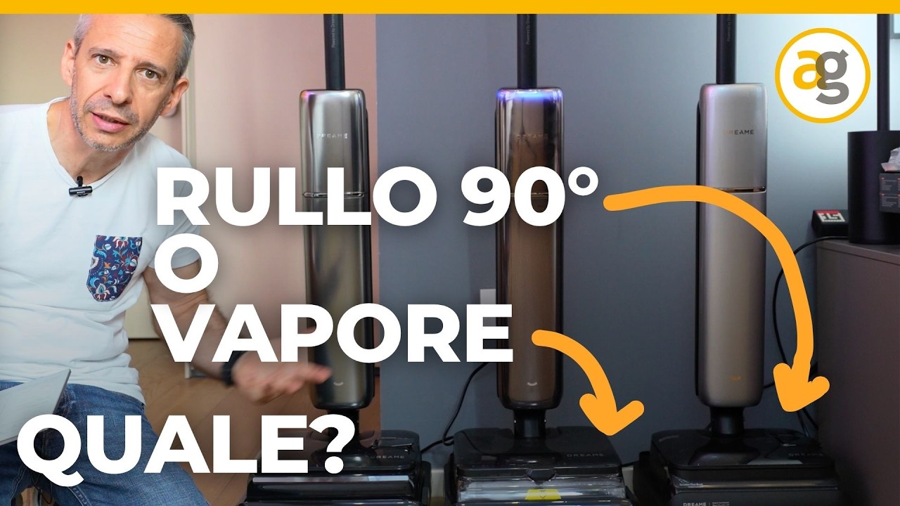 LAVAPAVIMENTI a VAPORE o RULLO 90°? Test DREAME T15 pro heat, T16 pro heat, T16 pro steam