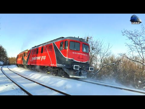 🚂🗻❄🚂 LDE2100 60-1696-3 & 60-0716-0 in Zăpadă/Snow in Munții Apuseni Mountains - 17 January 2021