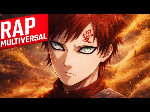 Rap do GAARA (NARUTO) O Quinto Kazekage | RAP MULTIVERSAL 