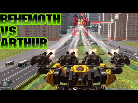 How Fast Can The 3X Overdrive Avenger Behemoth Destroy An Arthur & It's Shield 1v1 - Titan Destroyer
