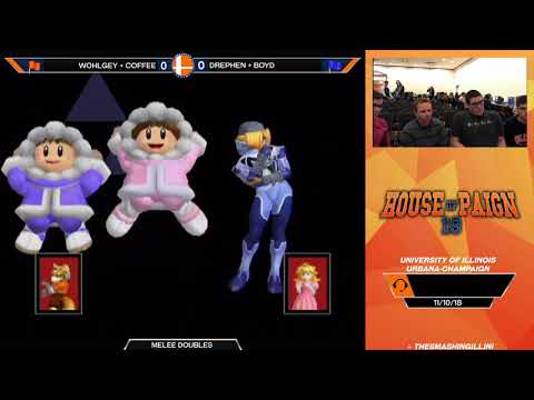 [HOP 19] Wohlgey + Coffee (R) vs. Drephen + Boyd (B) SSBM Doubles