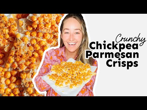 High-Protein Chickpea Parmesan Crisps
