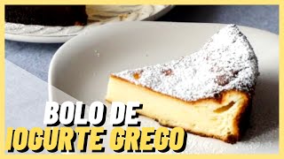 A receita de hoje  um delicioso BOLO DE IOGURTE GREGO