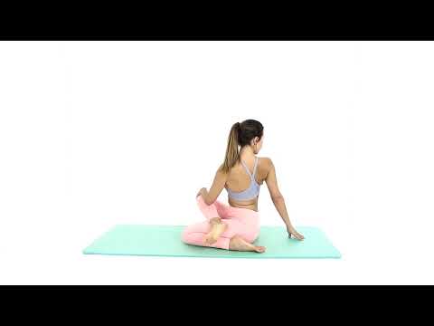 Half Bound Lotus Twist | Bharadvajasana 2 | Yoga Pose